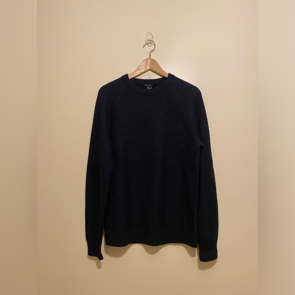 Theory Merino Wool Men's Dark Sweater. Size M